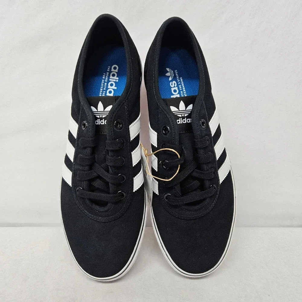 Adidas Adi Ease Skateboarding Shoes HQ6432 Core Black Cloud White‎ Men's Size 9